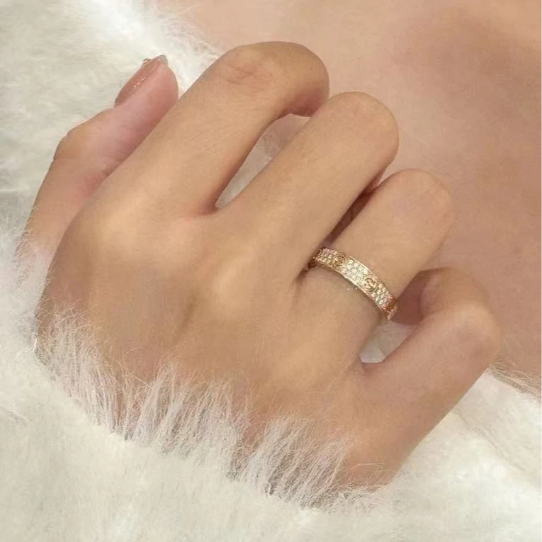 合金戒指 G058 顶版满天星戒指（颖宝）