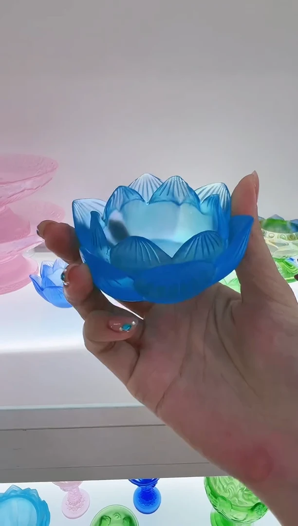 手工艺品琉璃古法琉璃烛台