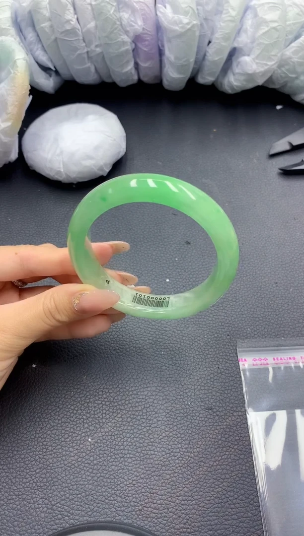 高冰透美人手镯 所见即所得122
