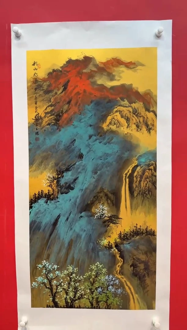 国画画家陆远华纯手绘原作