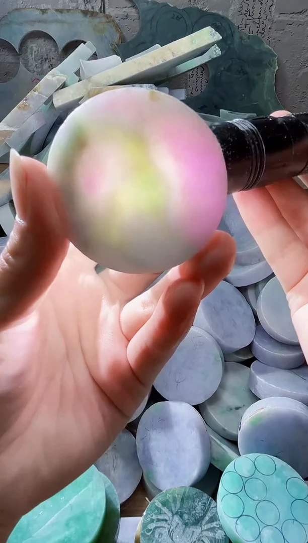 配石翡翠天然翡翠A货 南 041