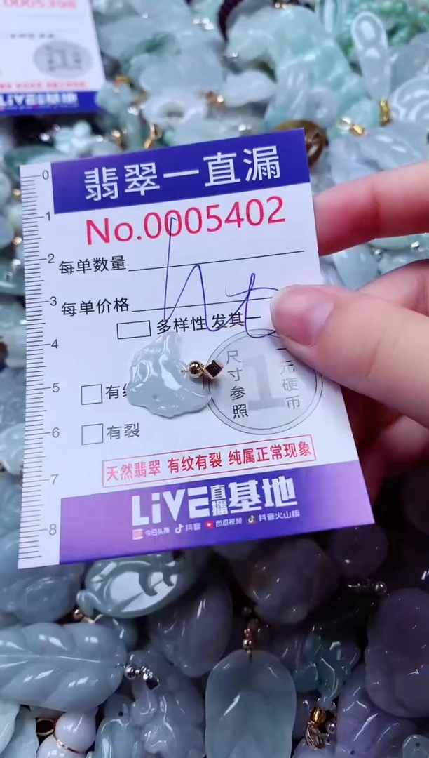 吊坠(不含链)未镶嵌翡翠5402