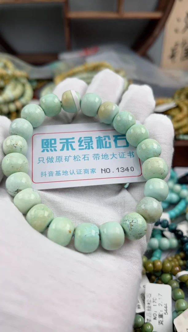 未镶嵌绿松石松石1340