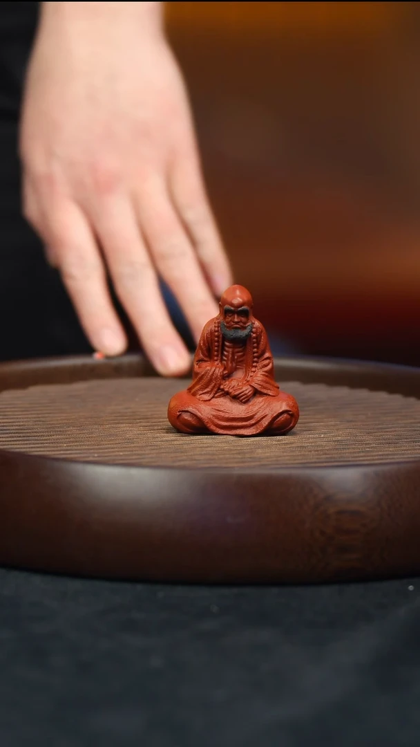 【闪购商品】紫砂茶壶朱泥 达摩 茶宠