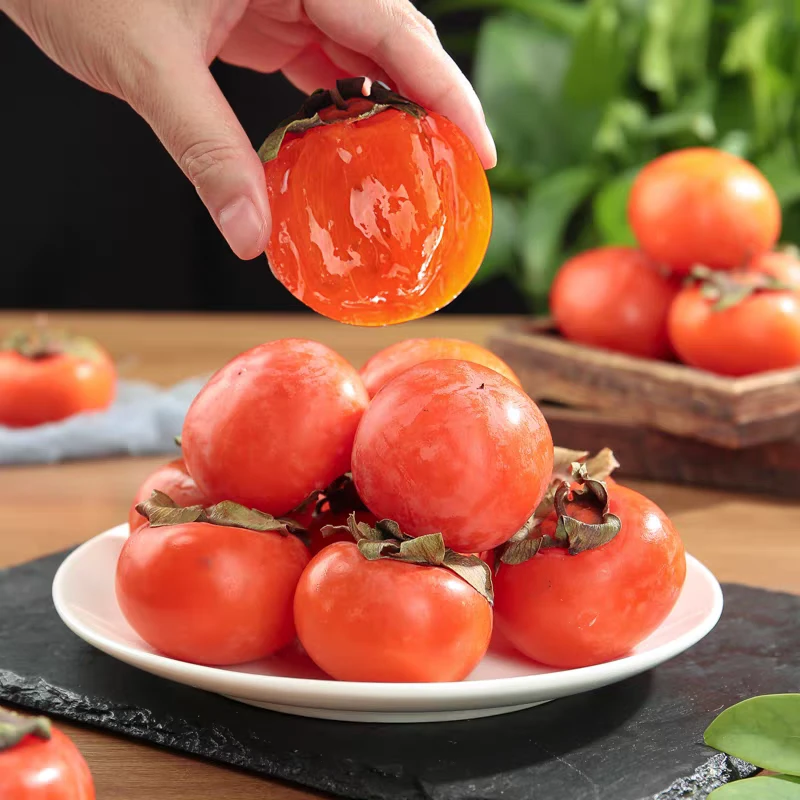 《长安大美》陕西火晶柿子应季水果稀软流蜜新鲜采摘