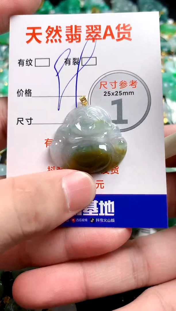翡翠18K金镶嵌颈饰13004721