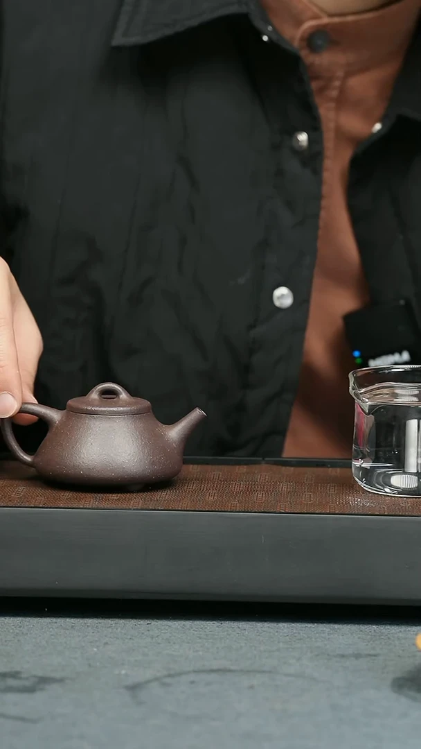 【闪购商品】紫砂茶壶五堂 士恒石瓢-手工炼泥