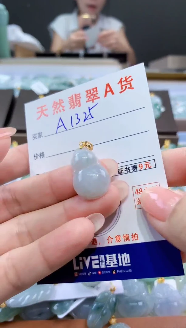 颈饰未镶嵌翡翠天然翡翠A货挂件