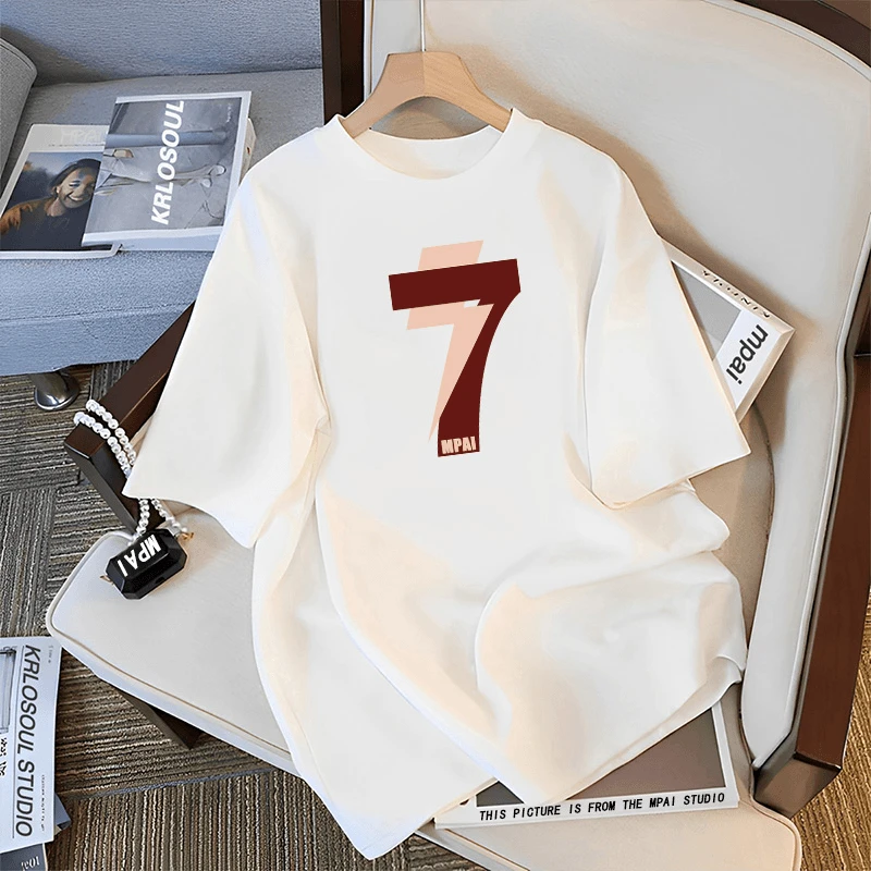 夏季新款短袖男t恤美式潮牌圆领宽松ins潮流休闲半袖男装体恤衫