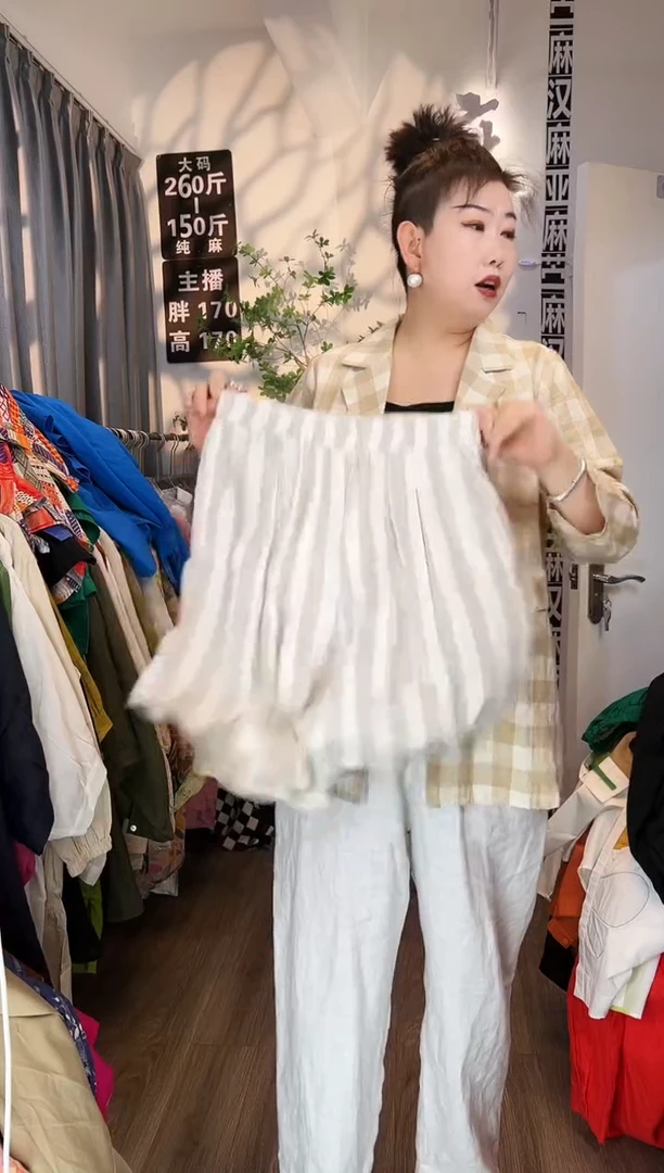 亚麻汉麻苎麻大码女装。