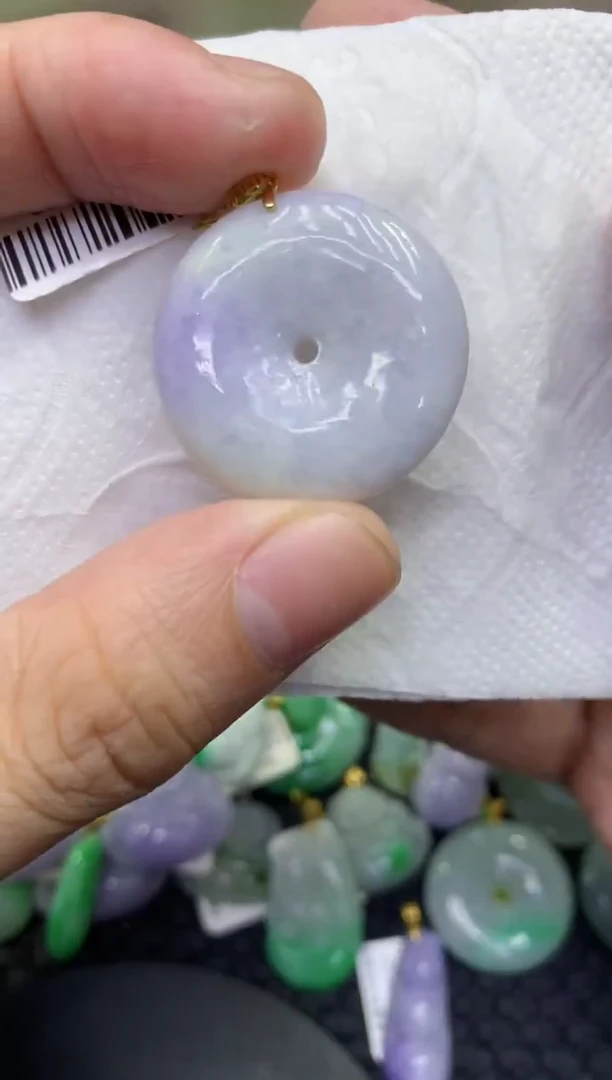 颈饰未镶嵌翡翠天然缅甸A货翡翠