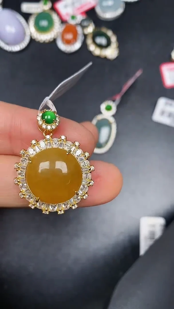 银S925镶嵌戒指翡翠2160