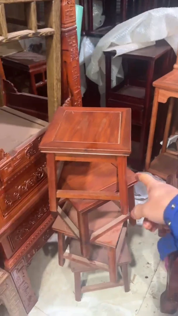紫檀木类成套家具大果紫檀28小凳
