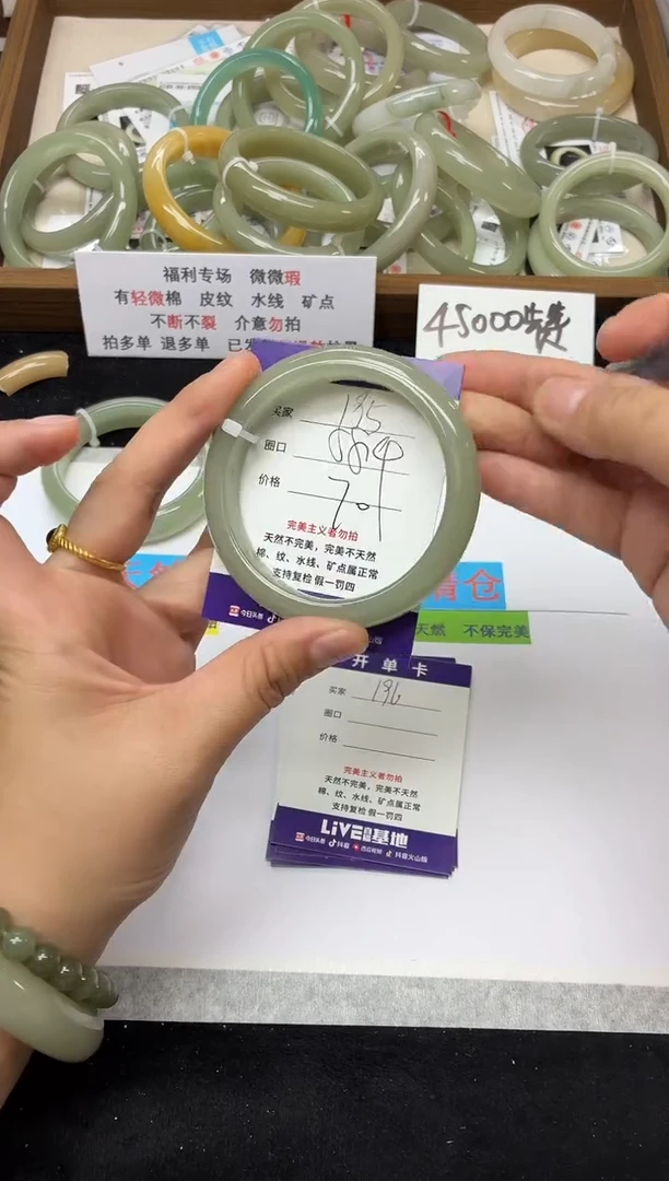 未镶嵌手镯石英质玉195