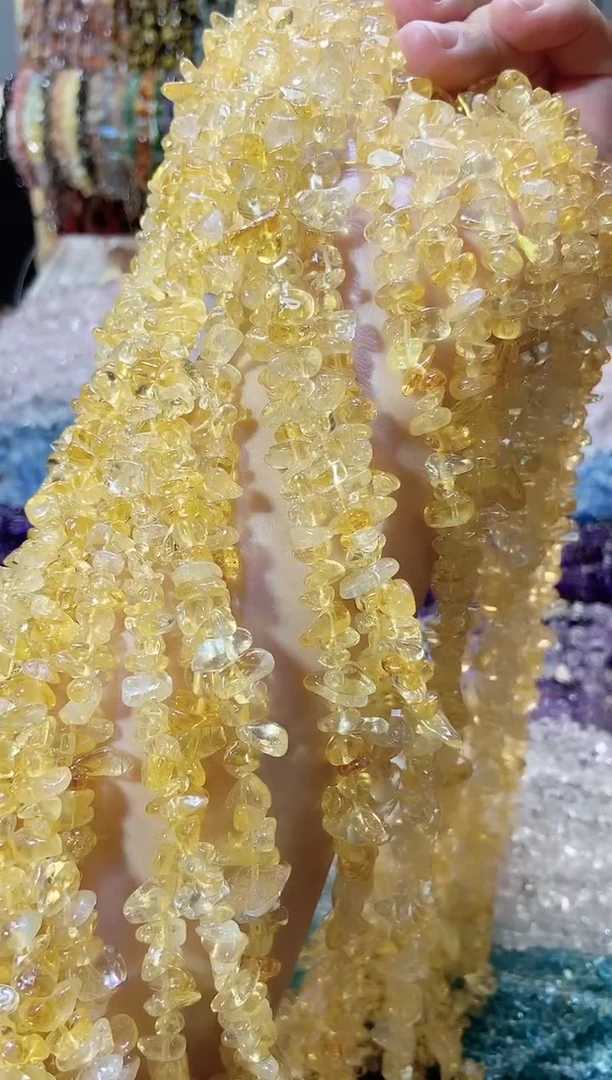 未镶嵌珠宝半成品水晶黄水晶