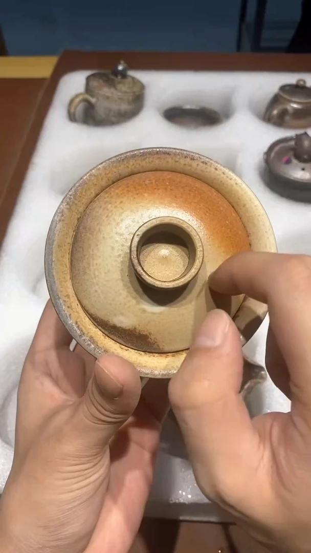 奢瓷/瑞寅柴烧茶器（盖碗） 084