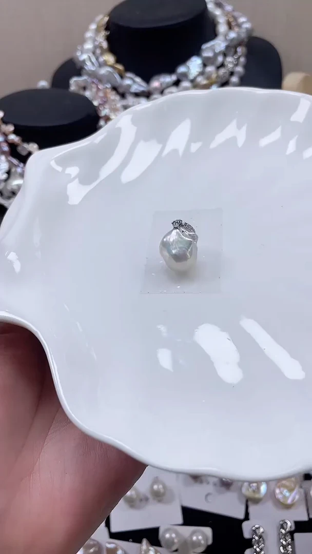 未镶嵌吊坠淡水珍珠【纯恬饰品】