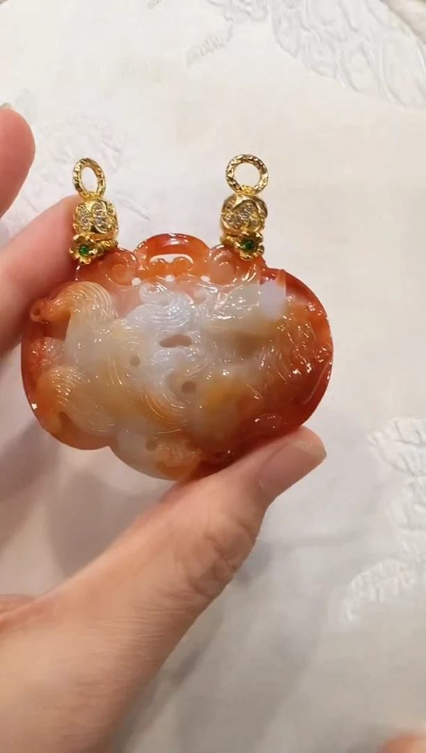 颈饰未镶嵌翡翠国风