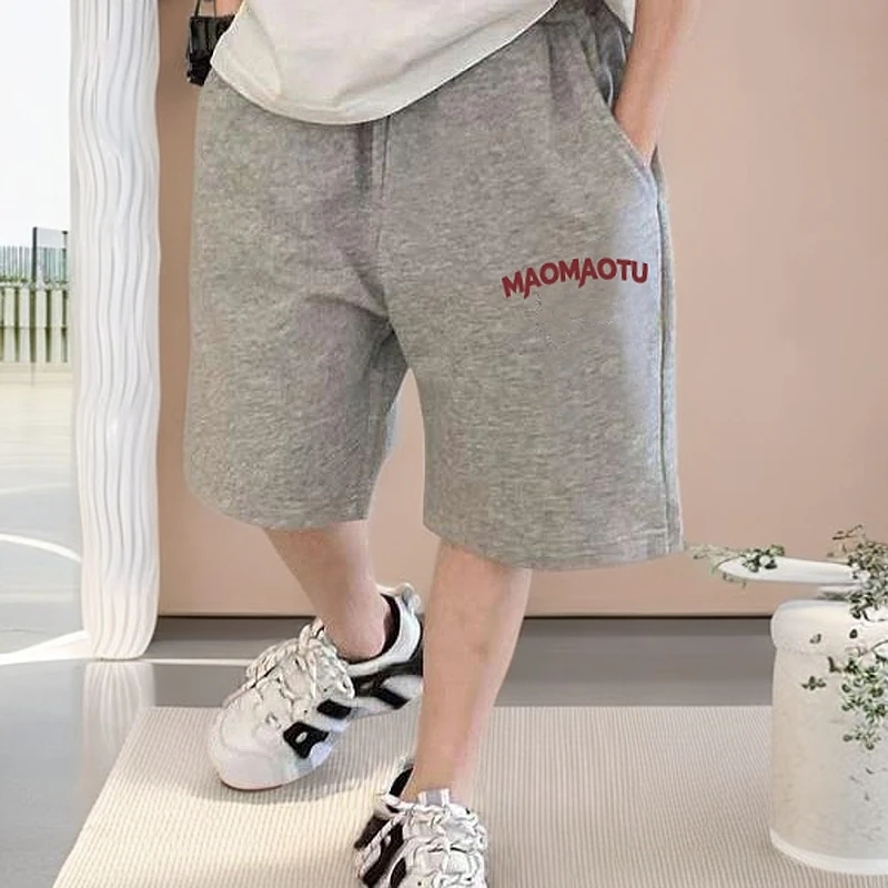 男童纯棉百搭休闲裤韩版儿童装运动裤男孩中大童洋气夏季外穿短裤