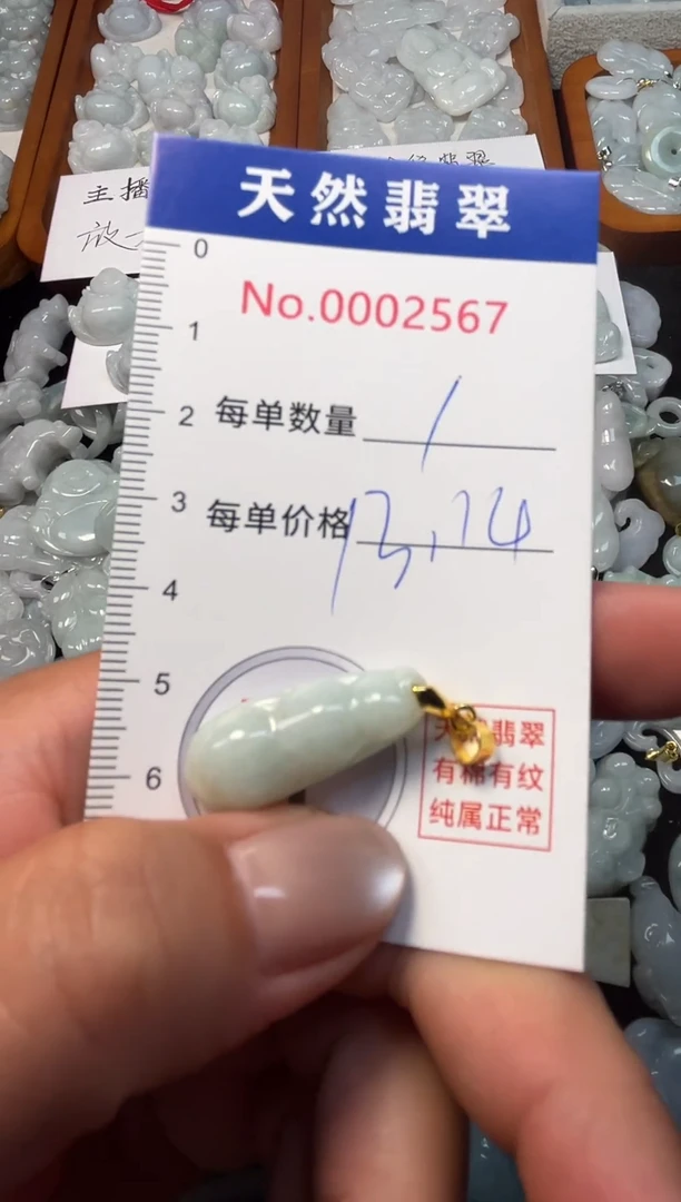 翡翠未镶嵌吊坠(不含链)2567