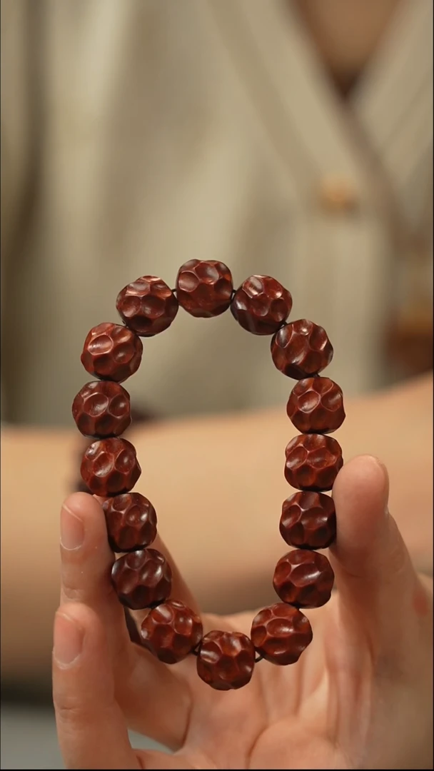 【闪购商品】檀香紫檀（小叶紫檀）手串/手链无相单圈1.2cm+