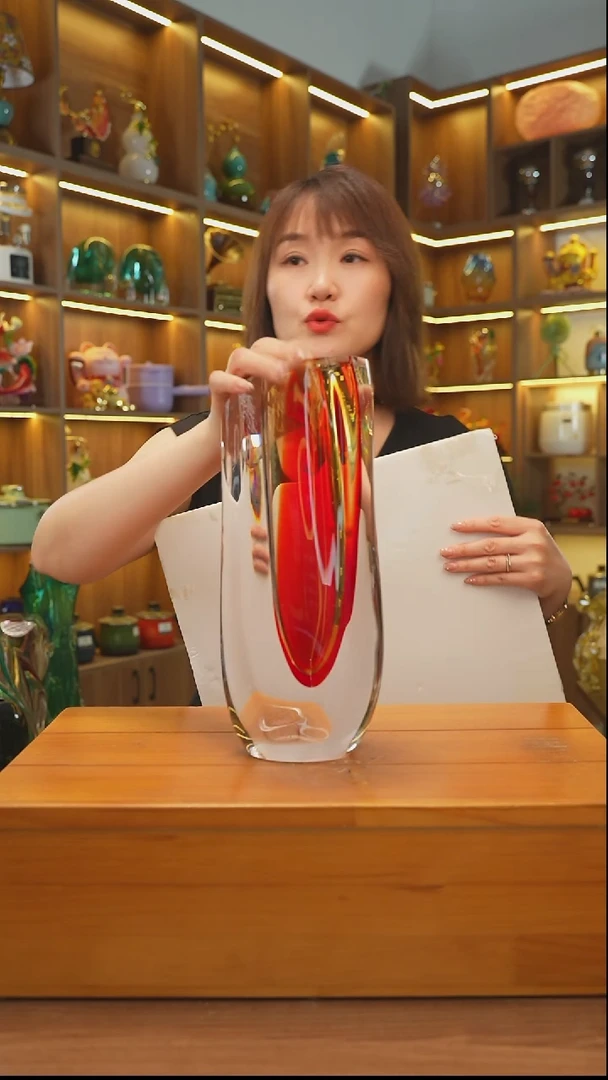琉璃外贸花瓶花器花瓶-082