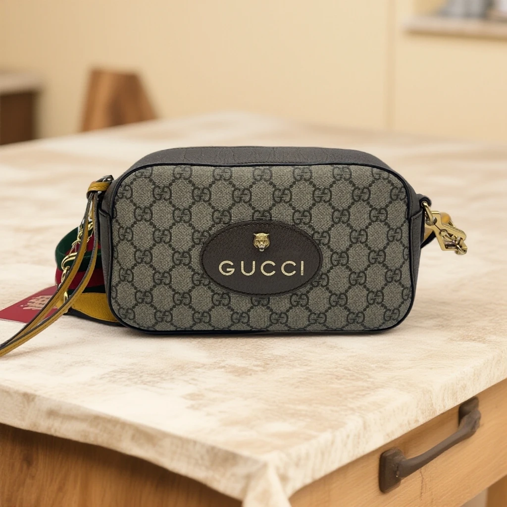 95新 GUCCI/古驰 虎头相机包1600 3039