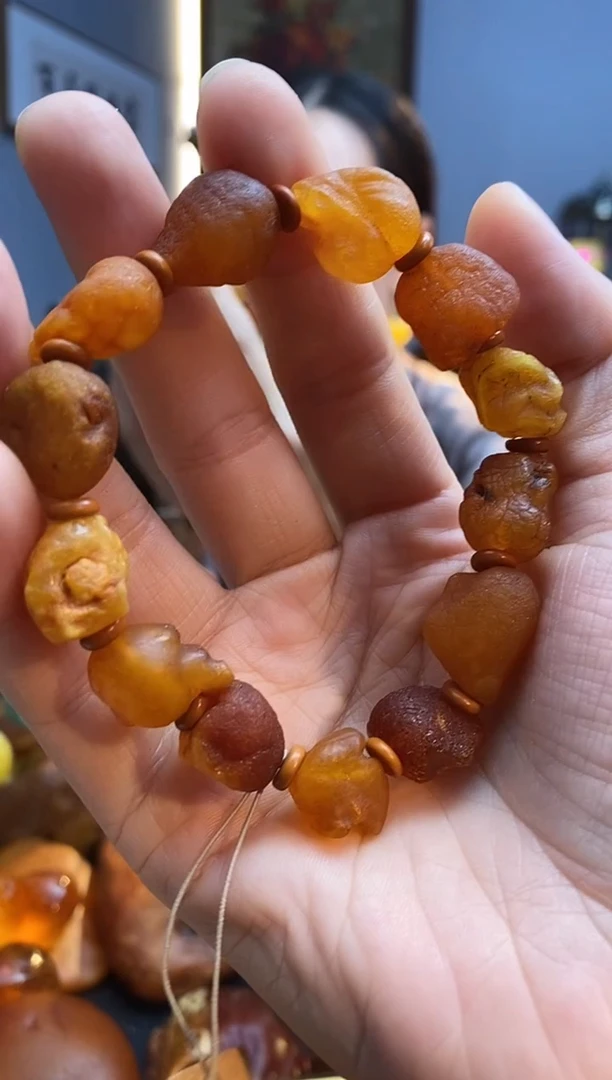 手串琥珀未镶嵌手串