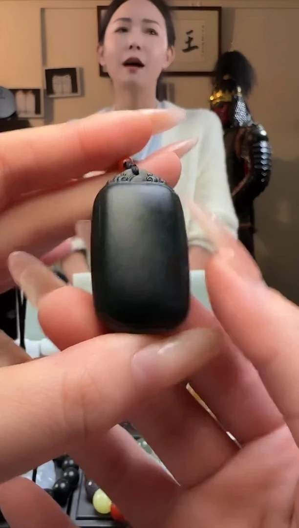 【闪购商品】和田玉青玉无事牌未镶嵌吊坠