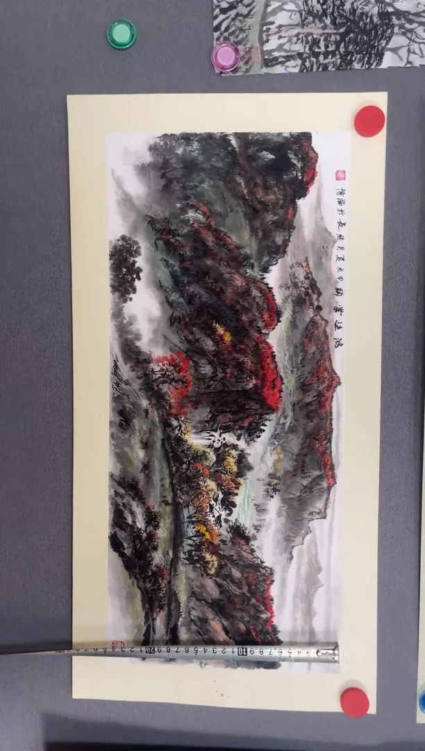 国画国画山水花鸟作品