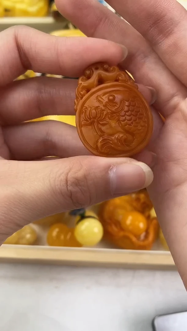 裸石琥珀未镶嵌天然琥珀蜜蜡