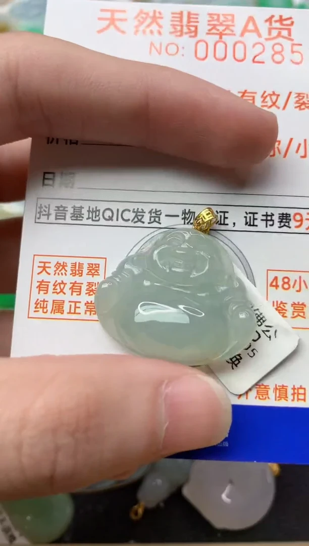 【闪购商品】翡翠颈饰18K金镶嵌2............