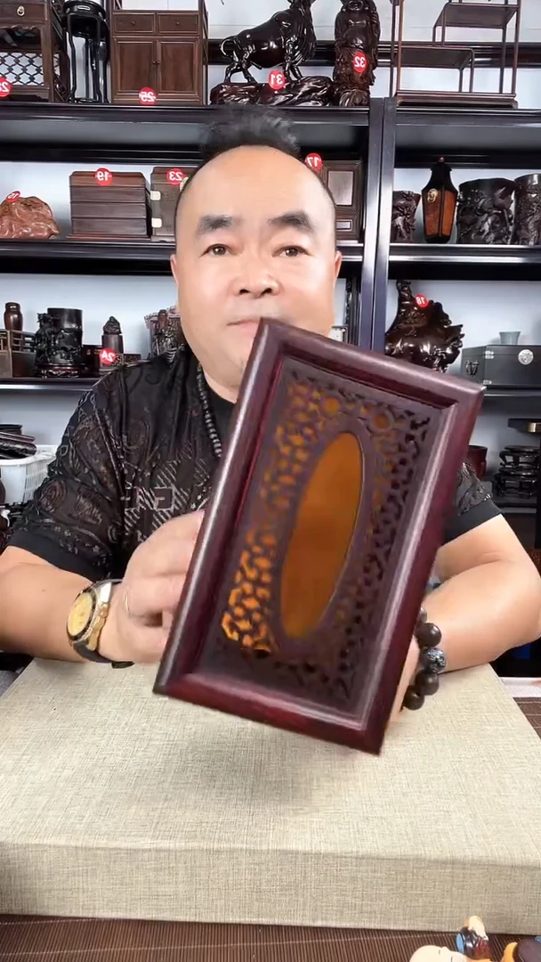 木323瑕疵老李红木工艺品