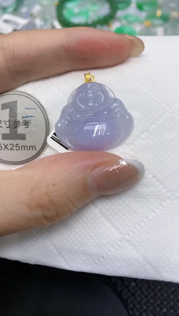 颈饰18K金镶嵌翡翠11111111