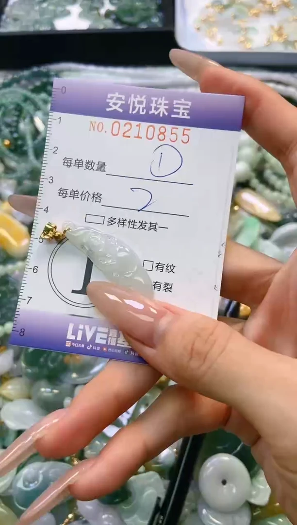 翡翠未镶嵌颈饰闪购0210855