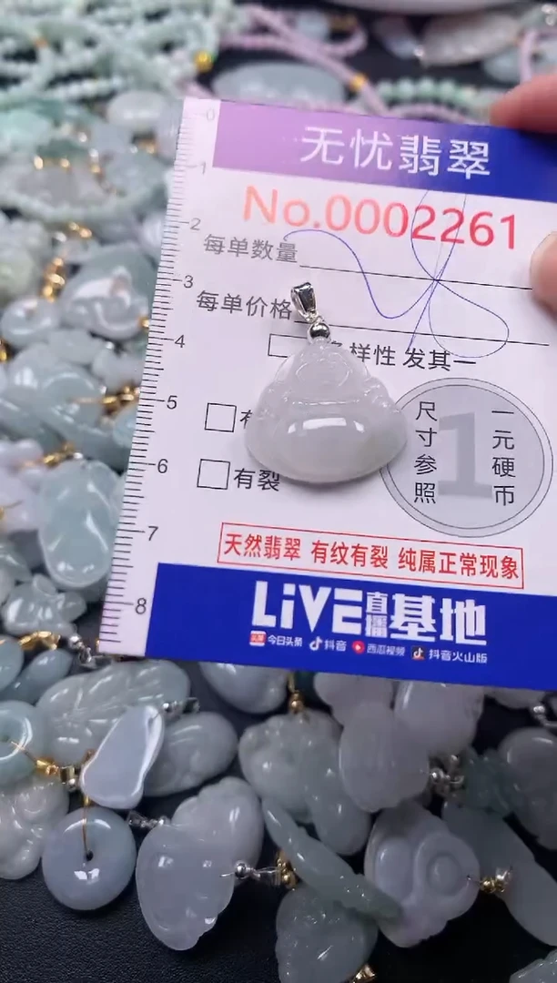 吊坠(不含链)未镶嵌翡翠2261