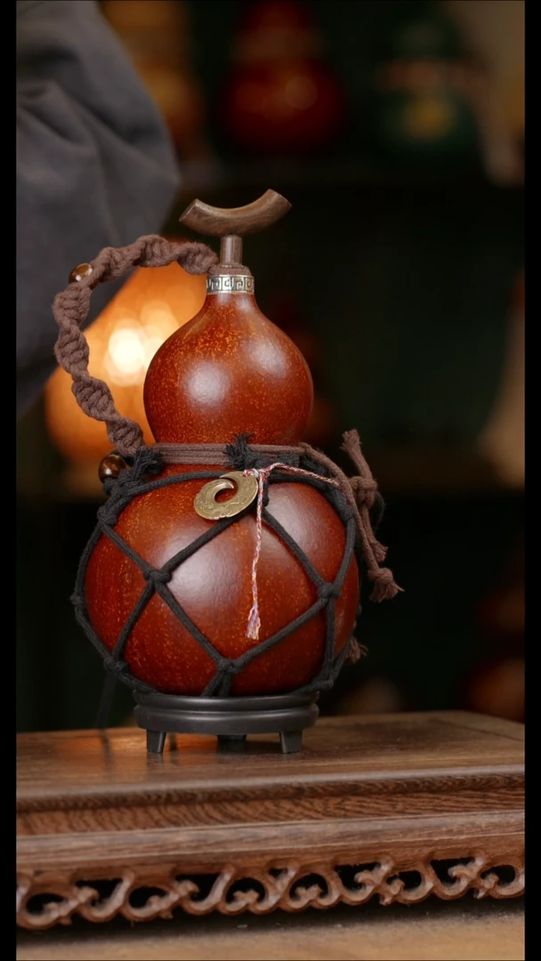 249号精品天然大漆酒葫芦一物一拍~