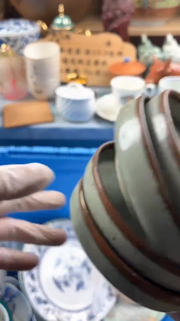 瓷片延****楼英歌瓷器满19.9包邮