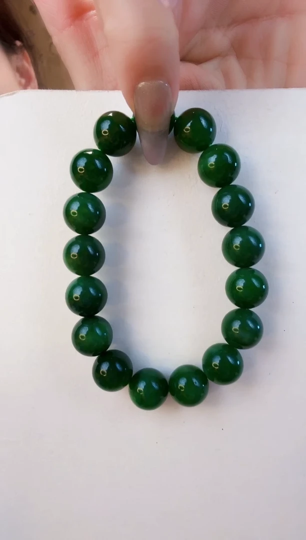 和田玉未镶嵌颈饰手串约13mm