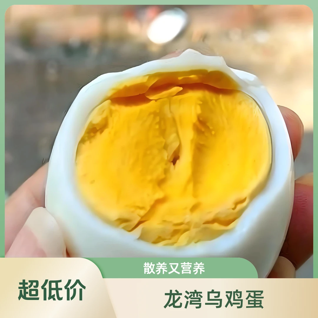 【老粉回购专属】林下散养乌鸡蛋50枚  中大码蛋到手5斤左右