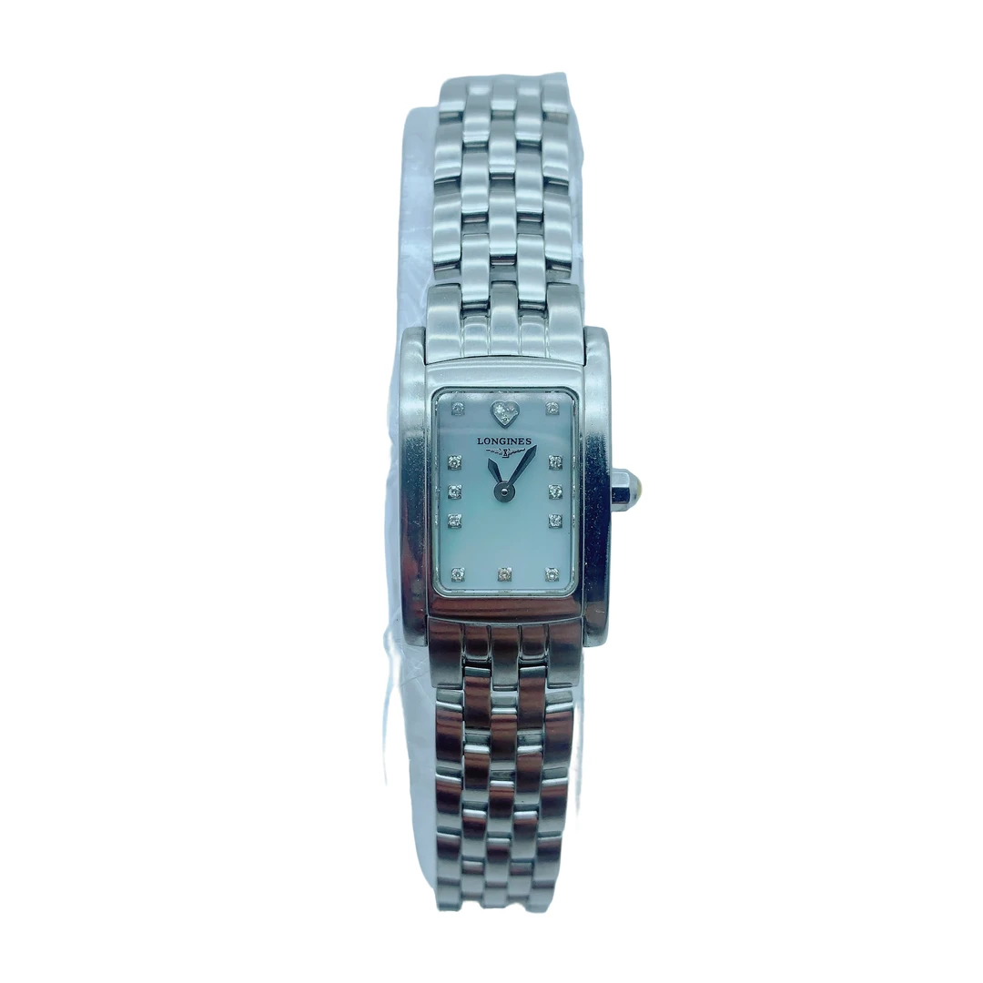 95新 Longines/浪琴 70508/ 黛绰维纳石英碗表 /16*25方盘/原装