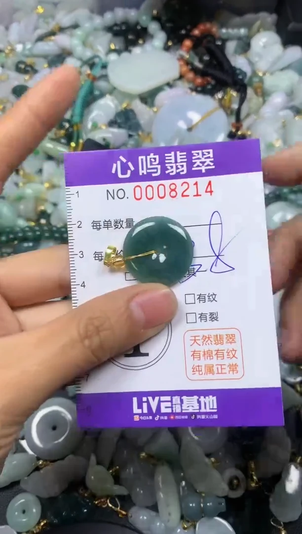 【闪购商品】翡翠颈饰未镶嵌闪购008214