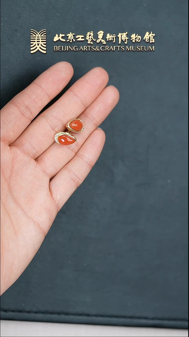 【闪购商品】南红玛瑙耳钉银S925镶嵌B0307GMD002耳钉