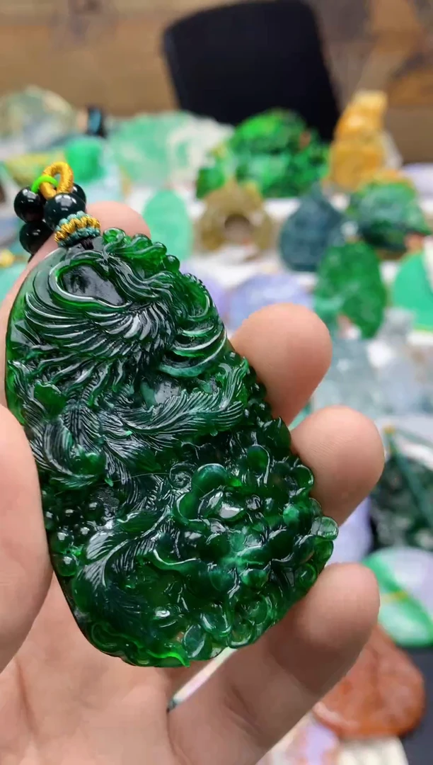 颈饰未镶嵌翡翠华****宗天然A货翡翠