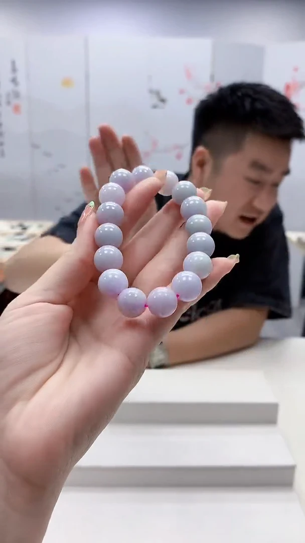 未镶嵌定制翡翠5028ry-毛货手串6
