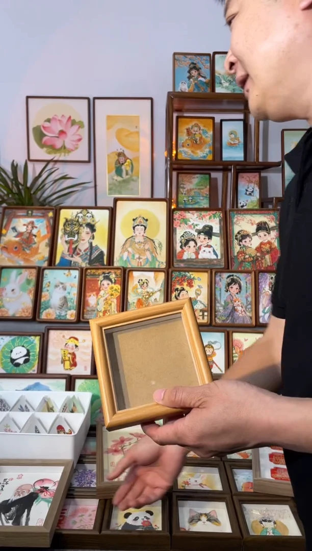 国画12*12画框纯框