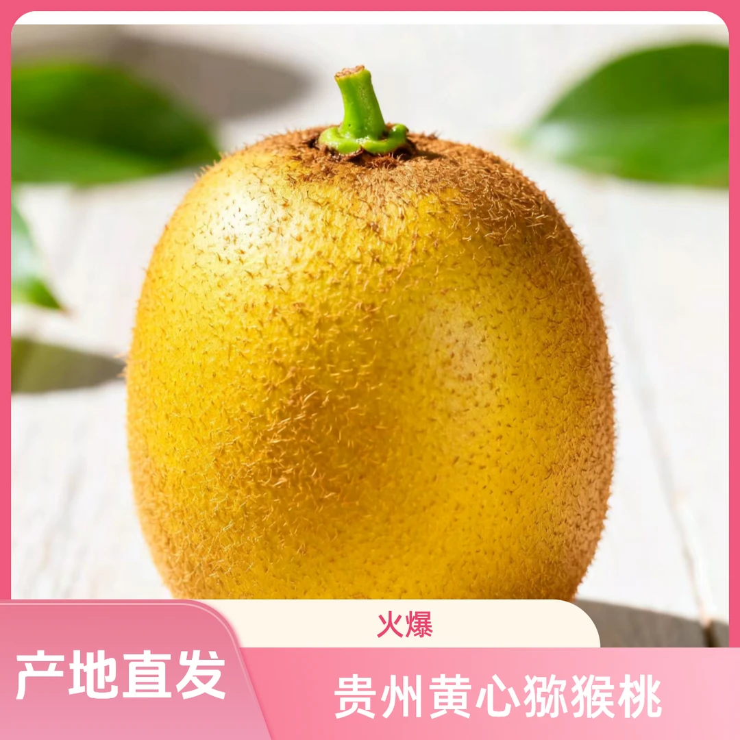 贵州金蜜奇异果单果60-160g贵州猕猴桃纯甜新鲜猕猴桃酸甜可口