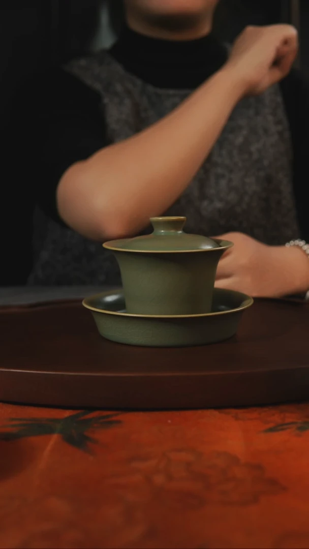 杯子柴烧 大马蹄 汝州原产地原矿仿古老釉