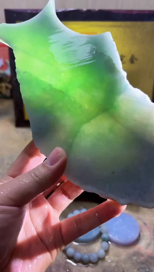 未镶嵌挂件翡翠A货常星7887