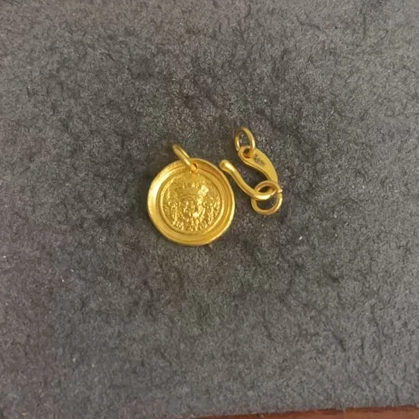 足金999 古法扎基拉姆尾巴扣